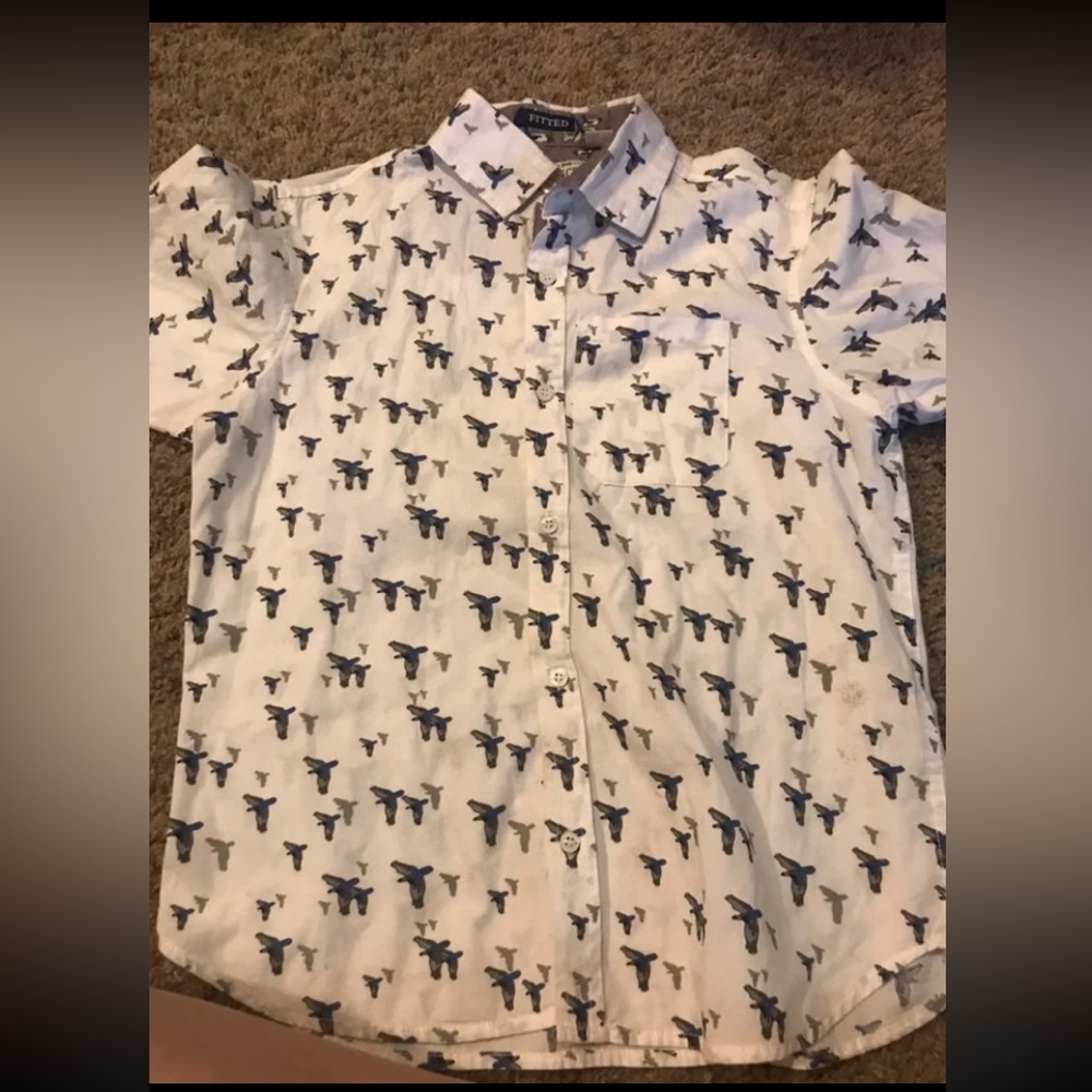 Swiss Cross Large Button Down